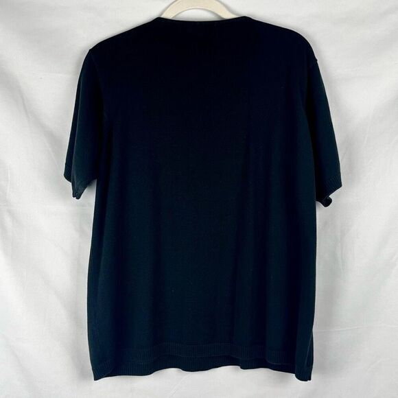 Dress Barn Women’s Black Short Sleeve Sweater 1X - Picture 3 of 11